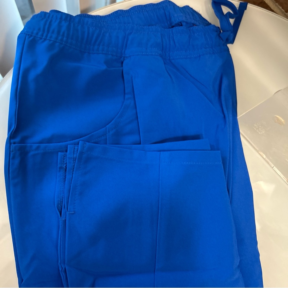 Dickies EDS Essentials Women's Mid Rise Straight Leg Scrub Pants - DK010 Blue
